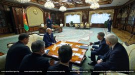 Александр Лукашенко встретился с губернатором Чукотского автономного округа Владиславом Кузнецовым