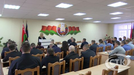 Наталья Цуба в рамках ЕДИ обсудила с коллективом Солигорского РОВД итоги и планы развития Солигорщины