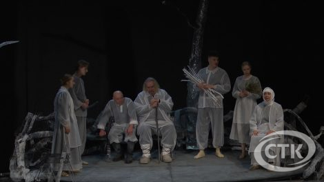 В Солигорске прошел показ спектакля «Хатыня»