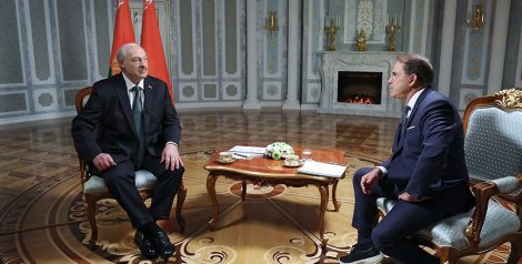 Лукашенко дал интервью журналисту телеканала RT Рику Санчесу