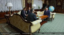 Александр Лукашенко встретился с Генеральным секретарем ОДКБ Таалатбеком Масадыковым