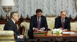 Александр Лукашенко встретился с Генеральным секретарем ОДКБ Таалатбеком Масадыковым