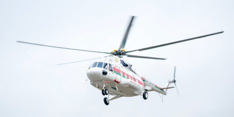 Президент с борта вертолета проинспектировал ход посевной в Минской области