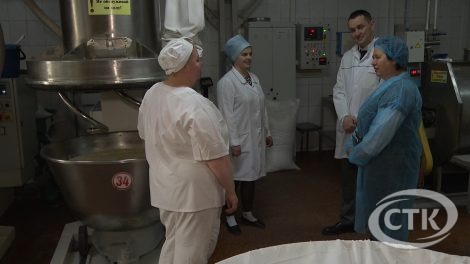 Старшыня Савета дэпутатаў наведала Салігорскі хлебазавод