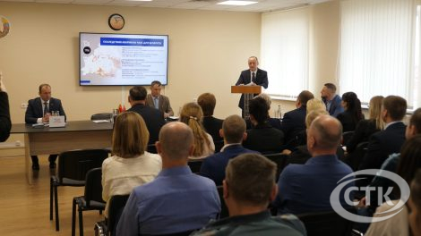 АДI з калектывам "Кампаніі БКМ" у рамках АДI сустрэўся Міністр па падатках і зборах Рэспублікі Беларусь Дзмітрый Кійко