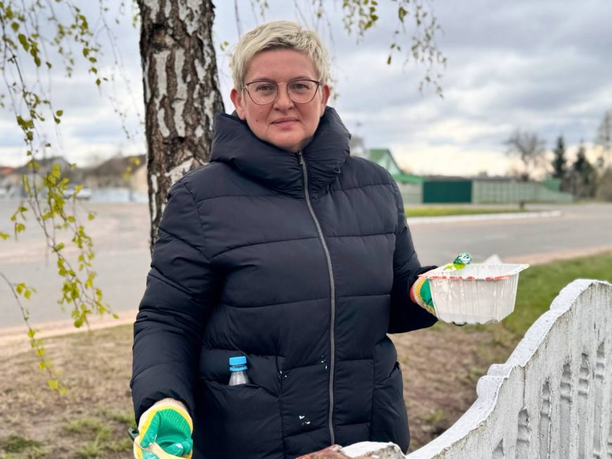 Депутат Минского областного Совета депутатов Инна Скуратова: настроение отличное, погода прекрасная, работаем коллективно!