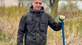 Как прошел республиканский субботник в агрогородке Долгое? Фоторепортаж