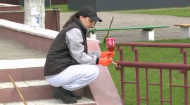 Как прошел республиканский субботник в агрогородке Долгое? Фоторепортаж