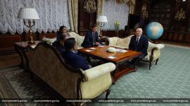 Александр Лукашенко встретился с Министром иностранных дел, трудоустройства за рубежом и туризма Шри-Ланки Виджитой Хератом