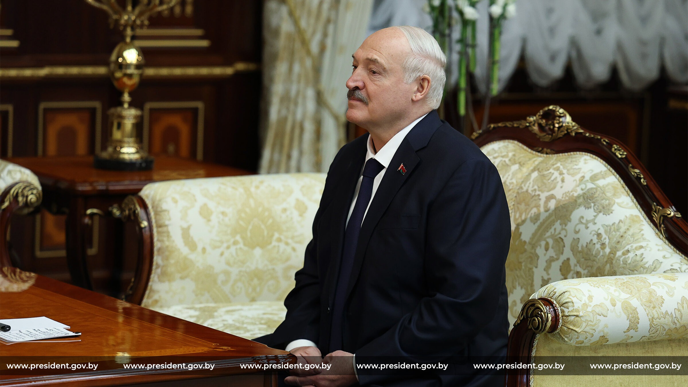 Александр Лукашенко проводит встречу с Франклином Грэмом - президентом и генеральным директором Евангелистской ассоциации Билли Грэма