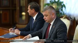 Александр Лукашенко встретился с губернатором Свердловской области России Денисом Паслером