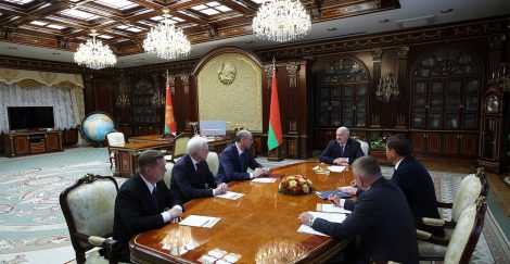 Александр Лукашенко встретился с губернатором Свердловской области России Денисом Паслером