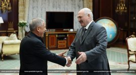 Александр Лукашенко встретился с главой Республики Татарстан Российской Федерации Рустамом Миннихановым