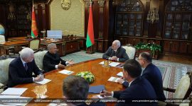 Александр Лукашенко встретился с главой Республики Татарстан Российской Федерации Рустамом Миннихановым