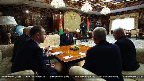 Александр Лукашенко встретился с председателем Национального народного собрания Парламента Алжирской Народной Демократической Республики Ибрагимом Бугали