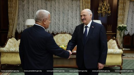 Александр Лукашенко встретился с председателем Национального народного собрания Парламента Алжирской Народной Демократической Республики Ибрагимом Бугали