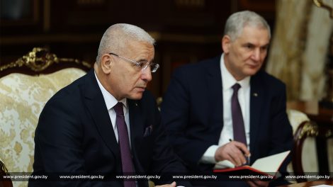 Александр Лукашенко встретился с председателем Национального народного собрания Парламента Алжирской Народной Демократической Республики Ибрагимом Бугали