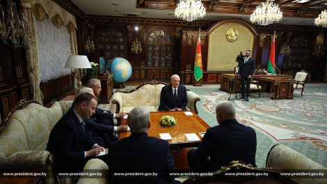 Александр Лукашенко встретился с председателем Национального народного собрания Парламента Алжирской Народной Демократической Республики Ибрагимом Бугали