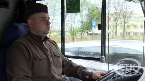 У Салігорску пачаў курсіраваць святочны аўтобус «Жаночы твар Перамогі»
