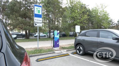 В Солигорске растет число зарядок для электромобилей