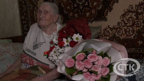 Акцыя «Памяць»: Ала Калеева павіншавала блакадніцу Таццяну Савіну