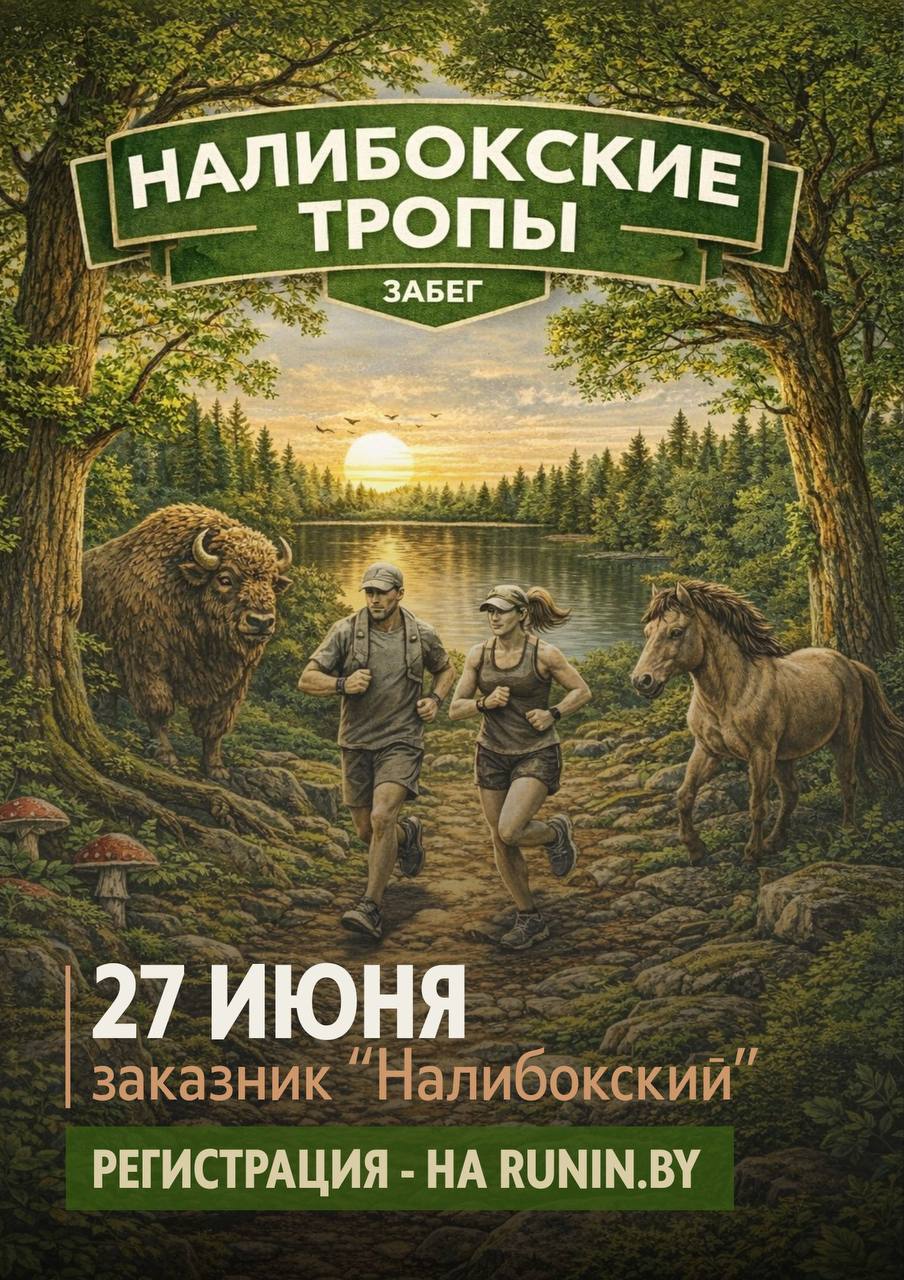 Забег "Налибокские тропы" пройдет в Воложинском районе 27 июня