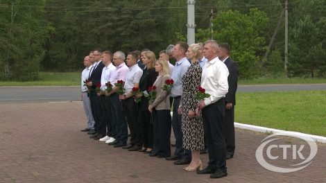 Офицерский состав Академии МВД посетил Солигорский район