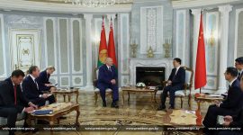 Александр Лукашенко встретился с заместителем Председателя Китайской Народной Республики Хань Чжэном