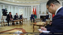 Александр Лукашенко встретился с заместителем Председателя Китайской Народной Республики Хань Чжэном