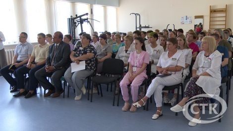 Анатоль Ладыга правёў сустрэчу з калектывам Старобінскай гарадской бальніцы