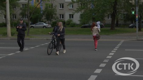 У Салігорску веласіпедыстам ізноў можна пераязжджаць праезжую частку, але не паўсюды