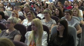 Министр культуры Марат Марков в Солигорске. Открытый диалог проходит во Дворце культуры