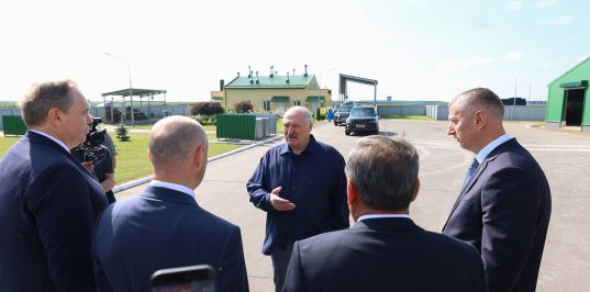 Сегодня Президент совершает рабочую поездку в Оршанский район