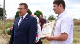 В Солигорском районе наградили первых лидеров жатвы