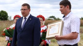 В Солигорском районе наградили первых лидеров жатвы