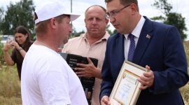 В Солигорском районе наградили первых лидеров жатвы