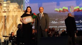 Глава района Анатолий Лодыга наградил лучших тружеников Солигорщины. Фоторепортаж уже на сайте