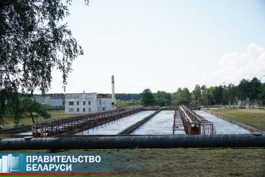 Александр Терехов ознакомился с реализацией проекта реконструкции очистных сооружений Солигорска и Солигорского района