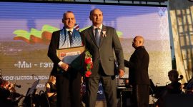 Глава района Анатолий Лодыга наградил лучших тружеников Солигорщины. Фоторепортаж уже на сайте