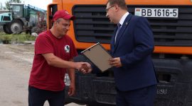 В Солигорском районе наградили первых лидеров жатвы