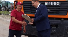 В Солигорском районе наградили первых лидеров жатвы