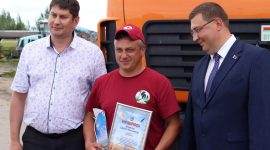 В Солигорском районе наградили первых лидеров жатвы