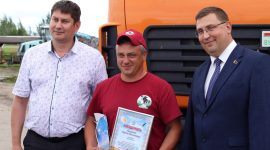 В Солигорском районе наградили первых лидеров жатвы
