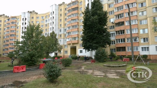 Ремонт двора на Бульваре Шахтёров. Как идут работы