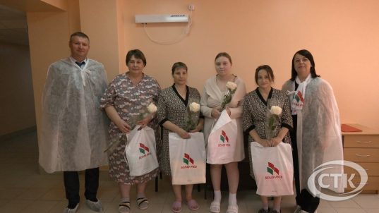 В родильном отделении Солигорской ЦРБ в День Независимости появилось на свет четверо малышей.
