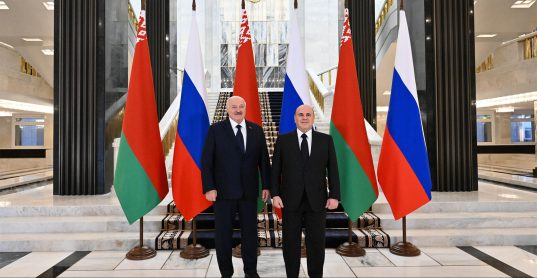 Александр Лукашенко встретился с Председателем Правительства России Михаилом Мишустиным
