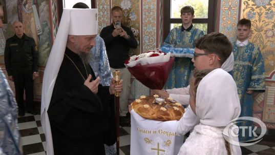Молебен о солигорских шахтерах совершил Митрополит Минский и Заславский Вениамин