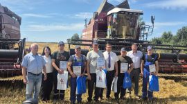 Команда лидеров жатвы Солигорского района пополнилась новыми тысячниками