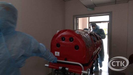 У Салігорскай паліклініцы №2 правялі вучэнні па лакалізацыі і ліквідацыі ачага сібірскай язвы
