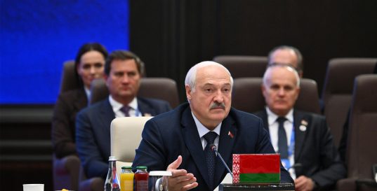 Александр Лукашенко принял участие в саммите Шанхайской организации сотрудничества (ШОС) в Бишкеке в формате "ШОС плюс"